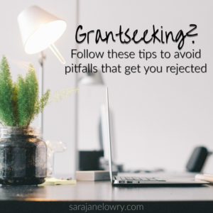 Grantseeking: Follow these tips to avoid pitfalls that get you rejected