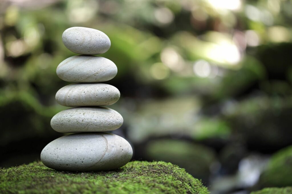 mindfulness set of stones
